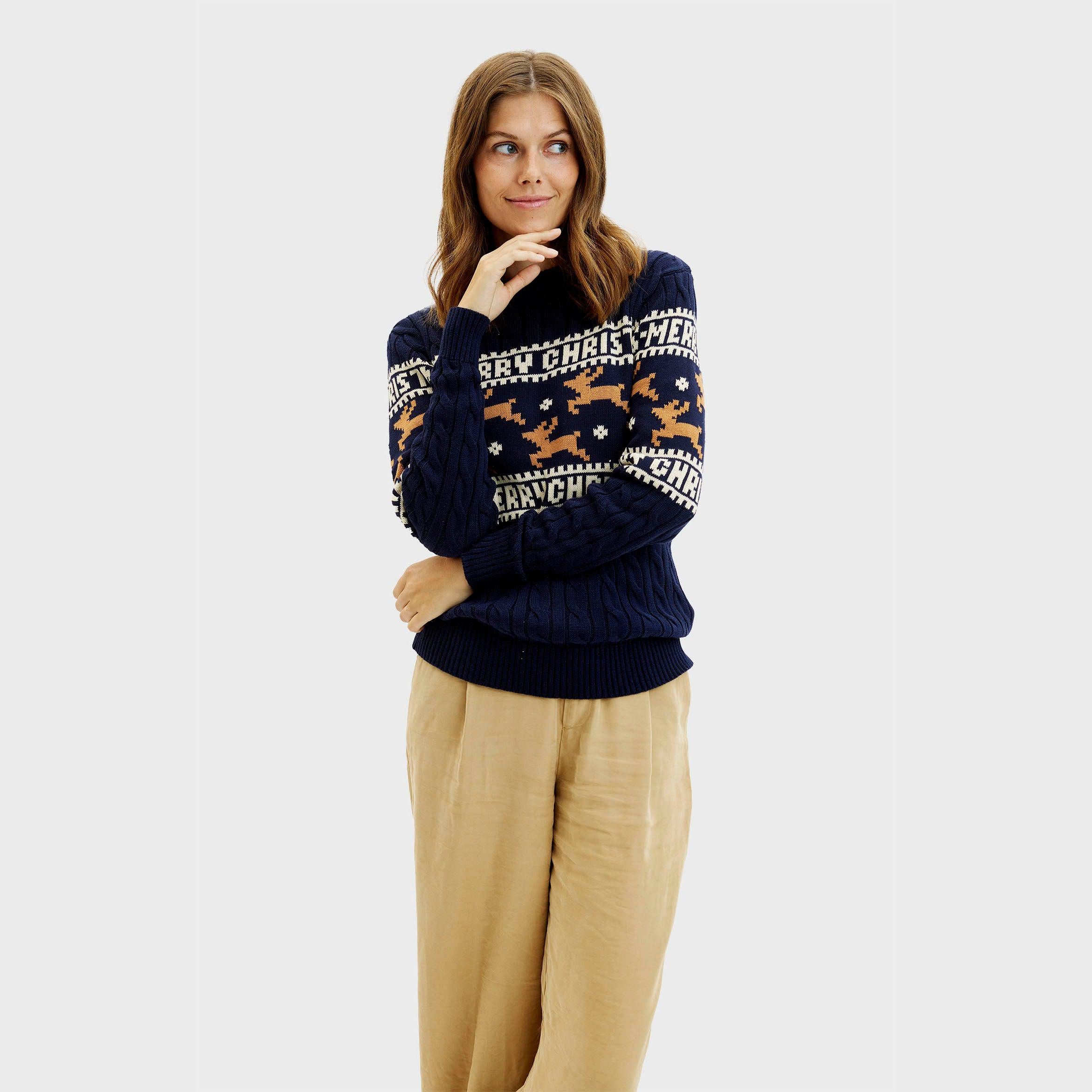 Le Pull De Noël Élegant - Femme.